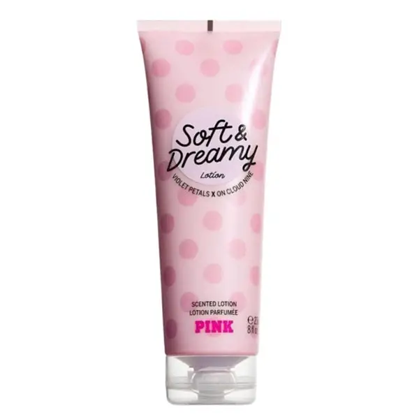 PINK VICTORIA'S SECRET - BODY LOTION - SOFT & DREAMY VIOLET PETALS X ON CLOUD NINE