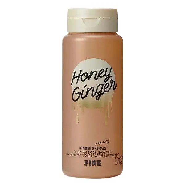 PINK VICTORIA'S SECRET - GEL BODY WASH - HONEY GINGER
