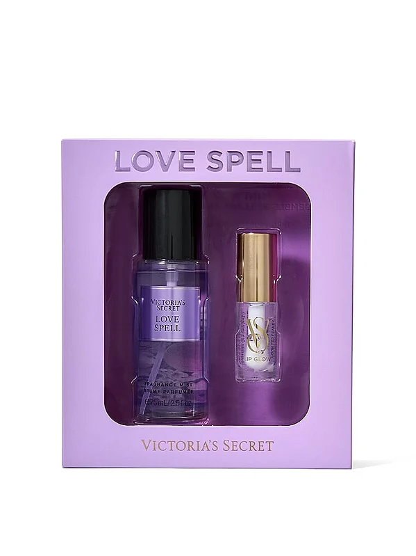 KIT VICTORIA'S SECRETS LOVE SPELL - BODY SPLASH 75ml + LIP GLOSS
